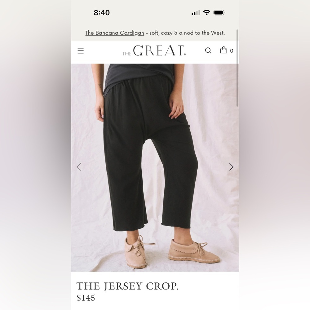 The great THE JERSEY CROP pant - Picture 6 of 7